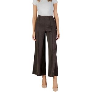 Ichi, Dames, Broeken, Zwart, Maat: XS Viscose,