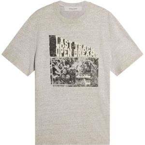 Golden Goose, Heren, Tops, Grijs, Maat: L Katoen,