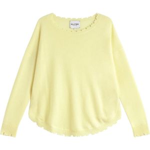 Kujten, Dames, Truien, Geel, Maat: XL Kasjmier,