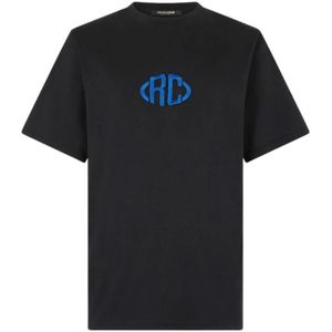 Roberto Cavalli, Heren, Tops, Zwart, Maat: S Katoen,