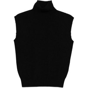 Barena Venezia, Dames, Truien, Zwart, Maat: M Wol,