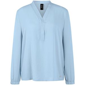 Marc Cain, Dames, Blouses & Shirts, Blauw, Maat: M Poliester,