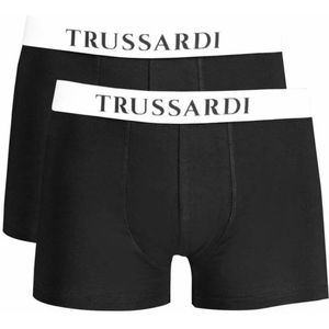 Trussardi, Heren, Ondergoed, Zwart, Maat: M Katoen,