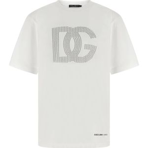 Dolce & Gabbana - T-Shirt - Wit - 100% Katoen