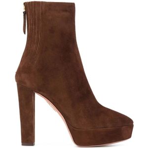 Aquazzura, Dames, Schoenen, Bruin, Maat: 41 EU Leer,