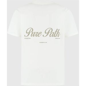 Pure Path, Heren, Tops, Wit, Maat: XL Katoen,