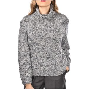 Gran Sasso, Dames, Truien, Grijs, Maat: XS