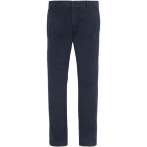 Schott Nyc, Heren, Broeken, Blauw, Maat: W30 Katoen,