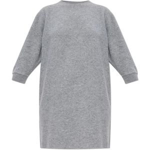 Max Mara, Dames, Jurken, Grijs, Maat: M Wol,
