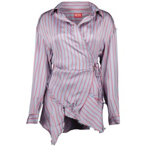 Diesel, Dames, Blouses & Shirts, Paars, Maat: L Viscose,