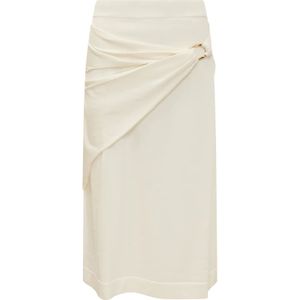 Jil Sander, Dames, Rokken, Wit, Maat: M Wol,