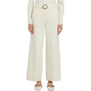 Marella, Dames, Broeken, Beige, Maat: S Katoen,
