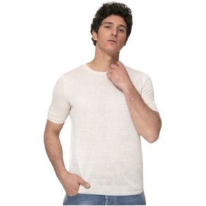 Gran Sasso, Heren, Tops, Wit, Maat: 2XL Linnen,