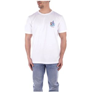 Woolrich, Heren, Tops, Wit, Maat: XL Katoen,