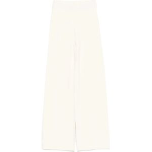 Max Mara Studio, Dames, Broeken, Wit, Maat: M