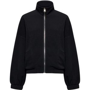 Silvian Heach, Dames, Sweatshirts & Hoodies, Zwart, Maat: XS Nylon,