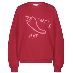 Fabienne Chapot - Terry Sweater - Hoodie - Rood - 100% Katoen
