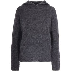 Max Mara Studio, Dames, Truien, Grijs, Maat: M Mohair,