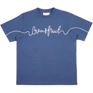 Bram's Fruit, unisex, Tops, Blauw, Maat: S Katoen,