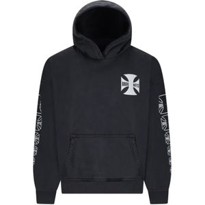 Rhude, Heren, Sweatshirts & Hoodies, Zwart, Maat: L
