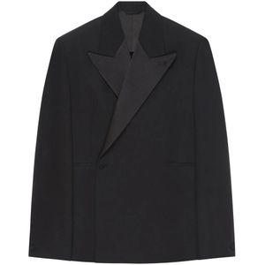 Givenchy, Heren, Jassen, Zwart, Maat: M Satijn,