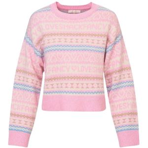 Loveshackfancy, Dames, Truien, Roze, Maat: XS Wol,