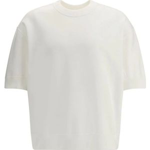 Jil Sander - T-shirt - Wit - Katoen - Oversized Fit