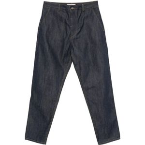 Universal Works, Heren, Jeans, Blauw, Maat: W34 Katoen,