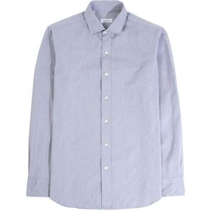 Salvatore Piccolo, Heren, Overhemden, Grijs, Maat: 3XL Katoen,