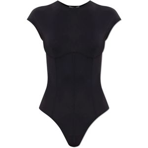 Agolde, Dames, Tops, Zwart, Maat: XS Polyamide,