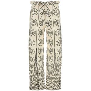 Bode, Heren, Broeken, Veelkleurig, Maat: W28 Wol,