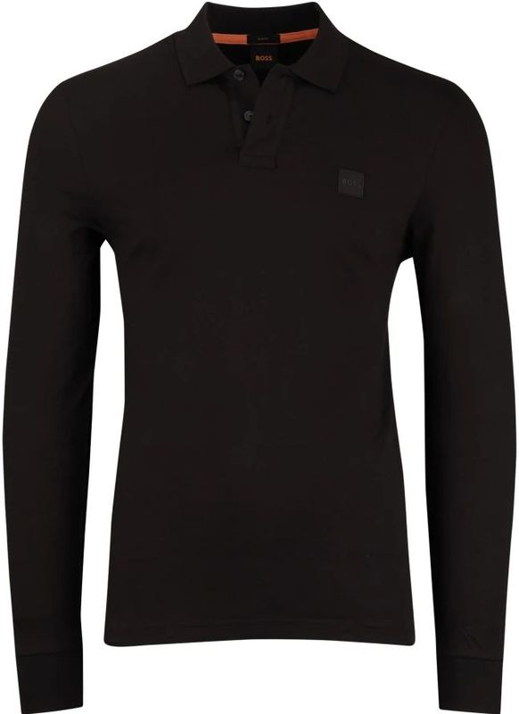 BOSS - Passerby - Polo Shirt - Bruin - Lange Mouw