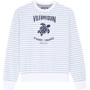 Vilebrequin, Heren, Sweatshirts & Hoodies, Blauw, Maat: S Katoen,