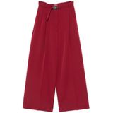 Liu Jo - Palazzo Broek met Riem - Rood - Dames - Polyester