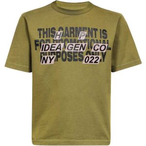 Heron Preston, Heren, Tops, Groen, Maat: S Katoen,