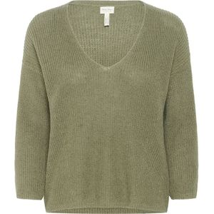 Part Two, Dames, Truien, Groen, Maat: 2XL Katoen,