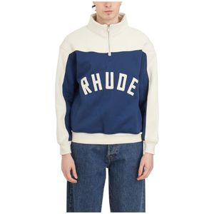 Rhude, Heren, Sweatshirts & Hoodies, Veelkleurig, Maat: S Katoen,