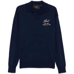 Axel Arigato, Heren, Truien, Blauw, Maat: M Katoen,