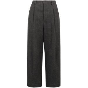 R13, Dames, Broeken, Grijs, Maat: W25 Wol,