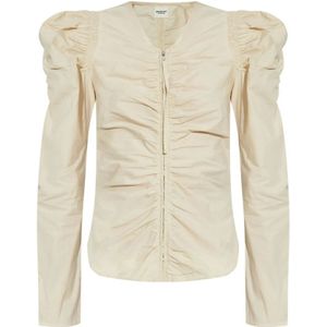 Marant étoile, Dames, Jassen, Beige, Maat: M Katoen,