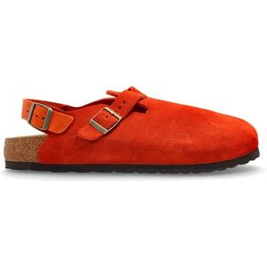 Birkenstock, Heren, Schoenen, Oranje, Maat: 39 EU Suède,