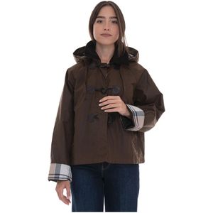 Barbour, Dames, Jassen, Bruin, Maat: M Katoen,