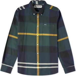 Barbour, Heren, Overhemden, Veelkleurig, Maat: XL Leer,