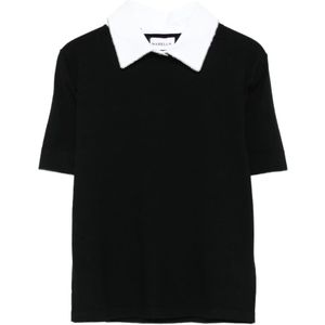 Marella, Dames, Tops, Zwart, Maat: M
