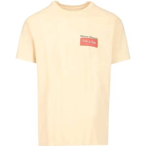 Maison Margiela, Heren, Tops, Beige, Maat: S Katoen,