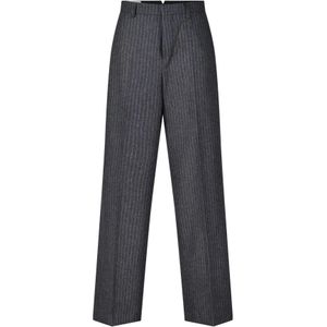 Ami Paris, Dames, Broeken, Grijs, Maat: XS Wol,