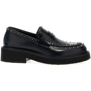 Valentino Garavani, Heren, Schoenen, Zwart, Maat: 41 EU Leer,