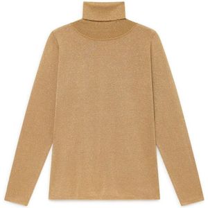 Maliparmi, Dames, Truien, Geel, Maat: XS Viscose,