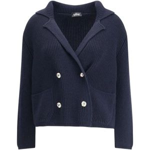 Ella, Dames, Jassen, Blauw, Maat: S Wol,