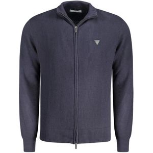 Guess, Heren, Truien, Blauw, Maat: S Katoen,